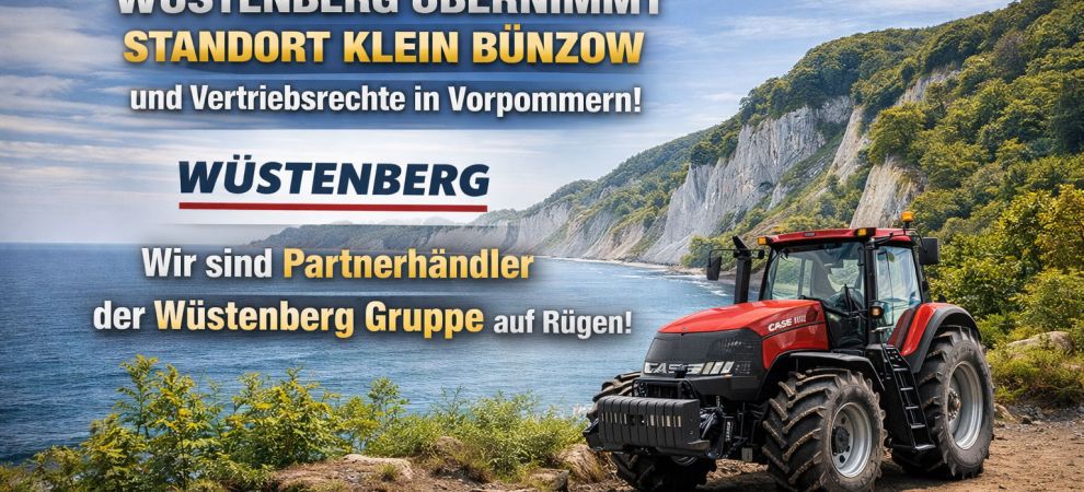 Seit dem 01.07.2025 gehört der Standort Klein Bünzow zur Wüstenberg Gruppe, nachdem dieser von der Firma ABC – Bruns übernommen wurde.